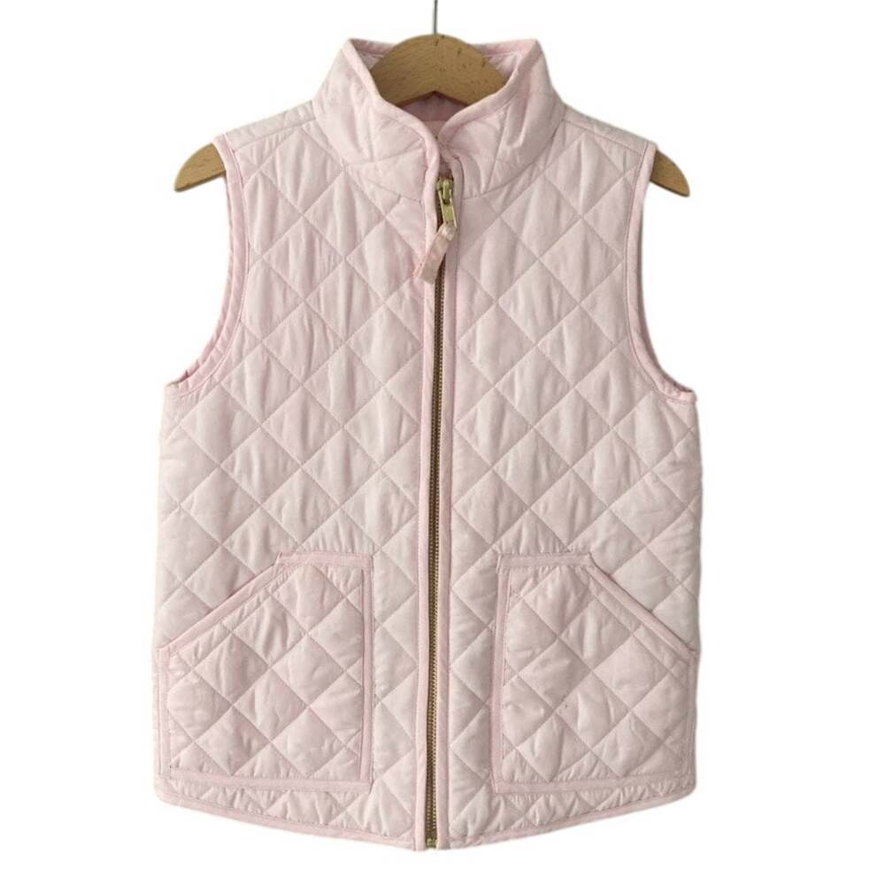 Crewcuts Quilted Vest - Pale Pink - 4-5
